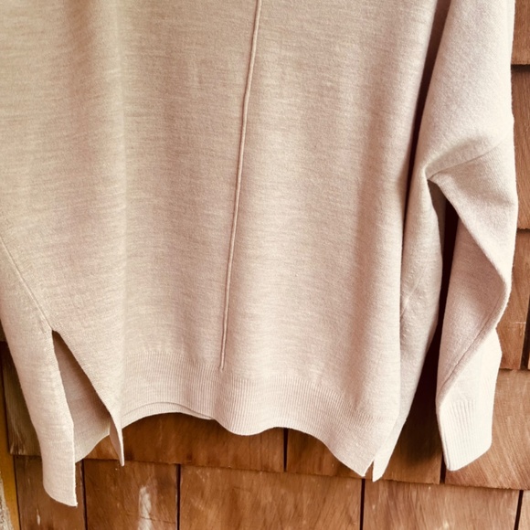 French Connection Oversize Babysoft River Knits High Neck Jumper Ton Sweater - Picture 4 of 17